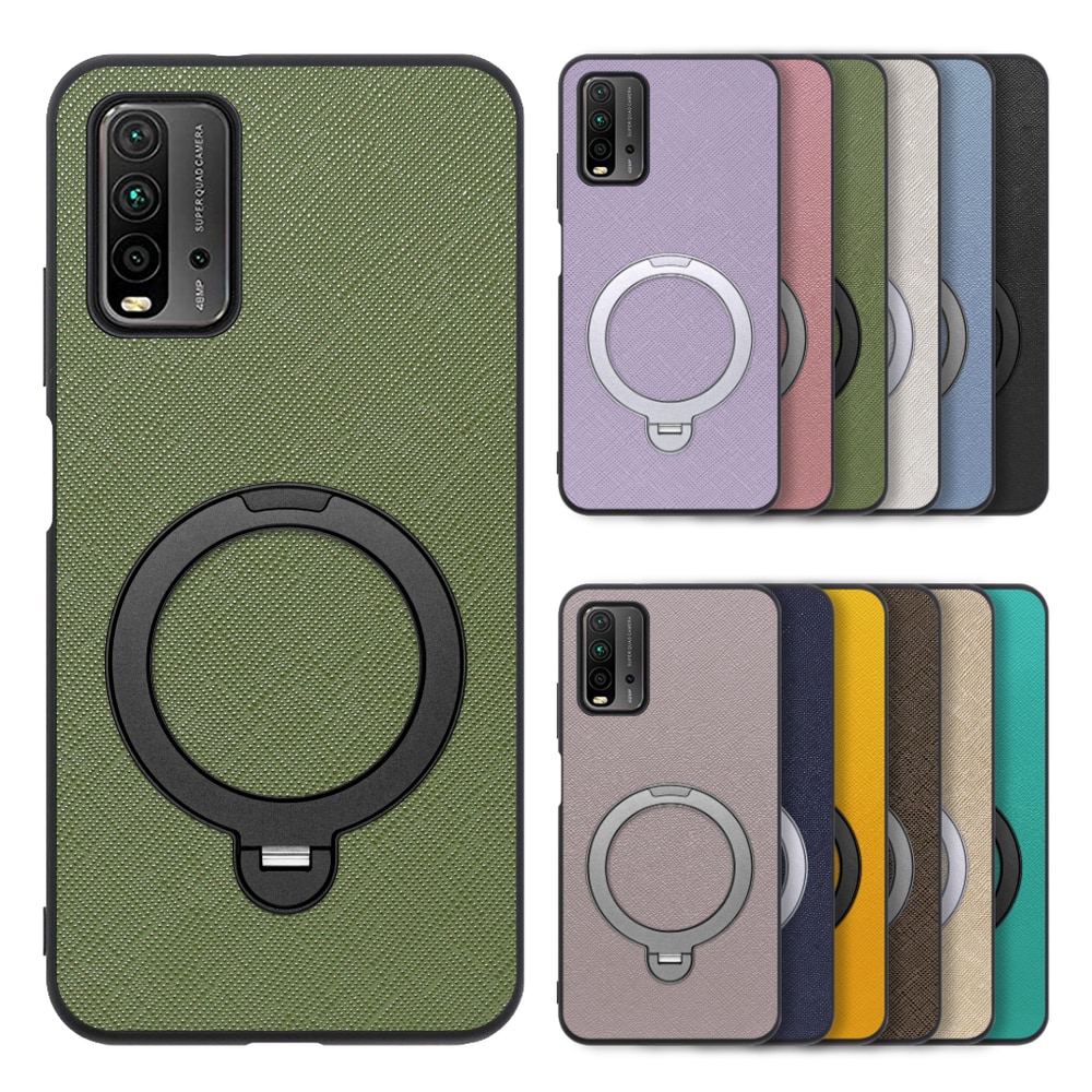 [ LOOF CASUAL MAG-RING Series ] Xiaomi Redmi 9T redmi9t スマホケース 背面 ケース カバー ハードケース マグネット内蔵の薄型多機能リング付 スタンド [ Redmi 9T ]