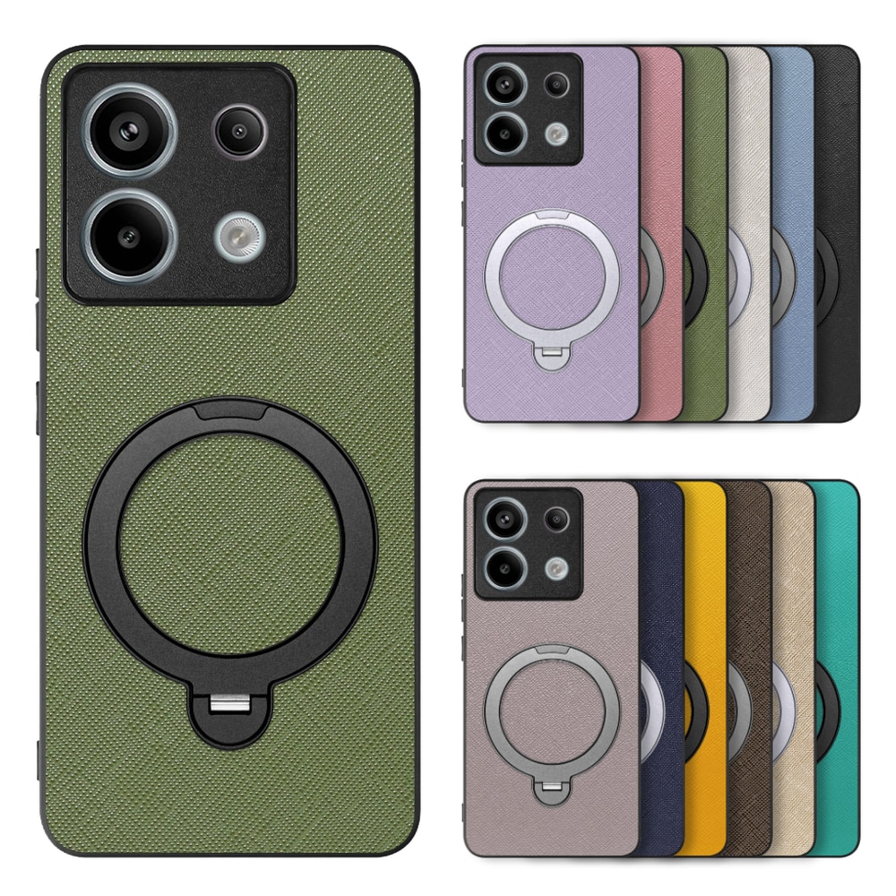 [ LOOF CASUAL MAG-RING Series ] Redmi Note 13 Pro 5G  スマホケース 背面 ケース カバー ハードケース マグネット内蔵の薄型多機能リング付 スタンド [ Redmi Note 13 Pro 5G ]