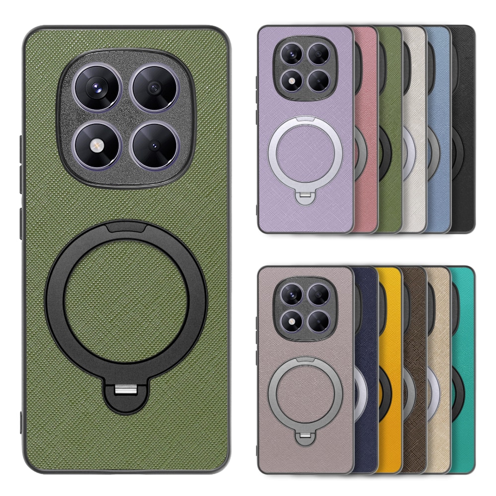 [ LOOF CASUAL MAG-RING Series ] Redmi Note 14 Pro 5G Xiaomi シャオミ スマホケース 背面 ケース カバー ハードケース マグネット内蔵の薄型多機能リング付 スタンド [ Redmi Note 14 Pro 5G ]