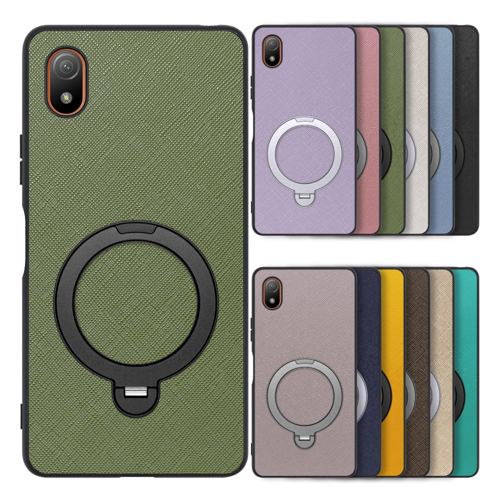 [ LOOF CASUAL MAG-RING Series ] Xperia Ace III SO-53C / SOG08 aceⅢ ace3 スマホケース 背面 ケース カバー ハードケース マグネット内蔵の薄型多機能リング付 スタンド [ Xperia Ace III ]