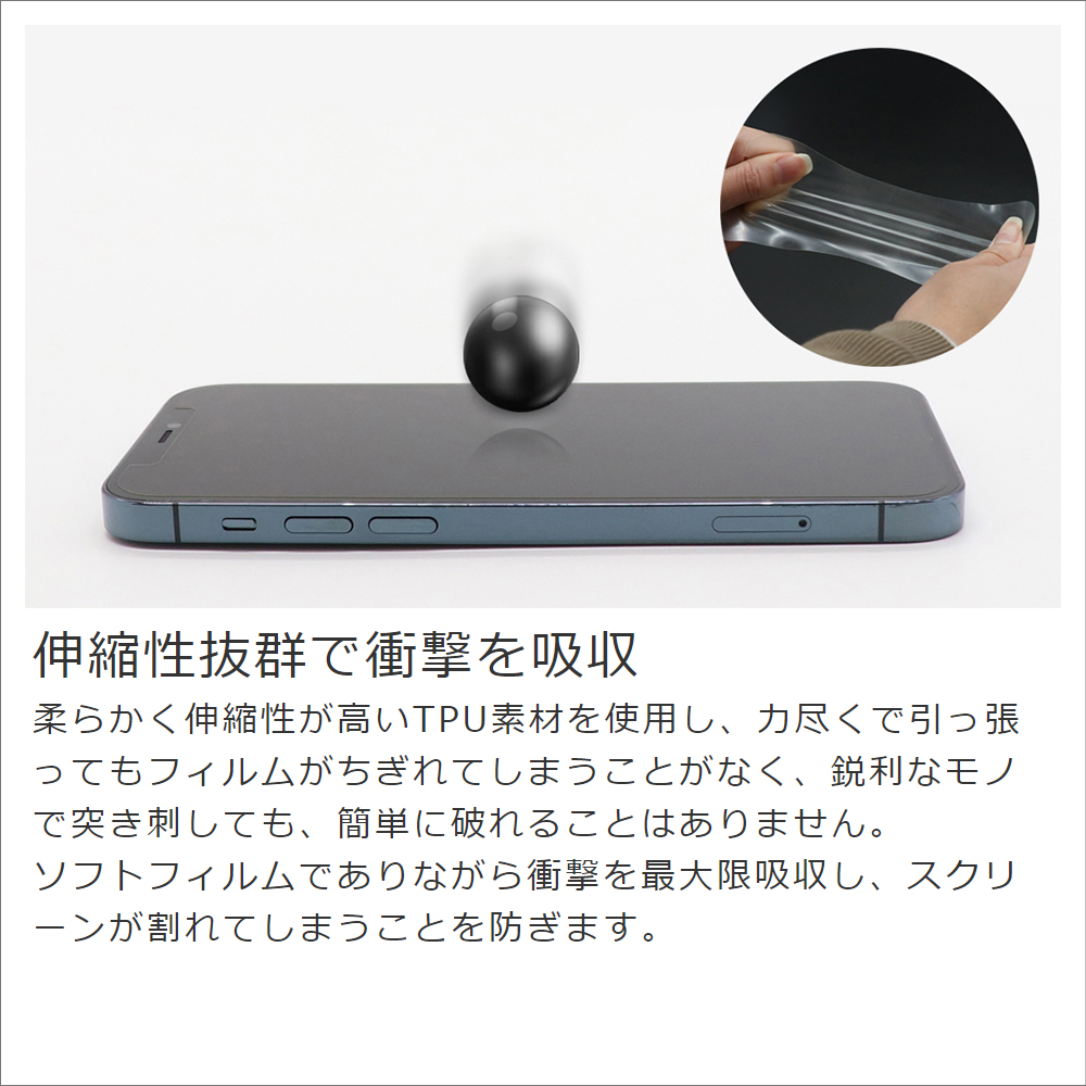 [2枚入り] LOOF iPhone 14 Pro 用 保護フィルム 簡単貼り付け 画面保護 ソフトフィルム 気泡なし 傷防止 割れ防止 指紋防止 [ iPhone 14 Pro / 覗き見防止 仕様]