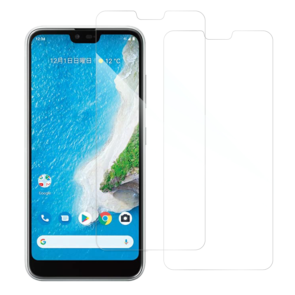 [2枚入り] LOOF 強化ソフトフィルム Android One S6 Androidone S6 androidoneS6 保護フィルム クリア/マット/ブルーライトカット/覗き見防止  簡単貼り付け 画面保護 ソフトフィルム 気泡なし 傷防止 割れ防止 [ Android One S6 ]