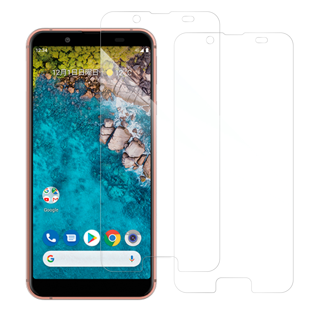 [2枚入り] LOOF 強化ソフトフィルム Android One S7 Androidone S7 androidoneS7 保護フィルム クリア/マット/ブルーライトカット/覗き見防止  簡単貼り付け 画面保護 ソフトフィルム 気泡なし 傷防止 割れ防止 [ Android One S7 ]