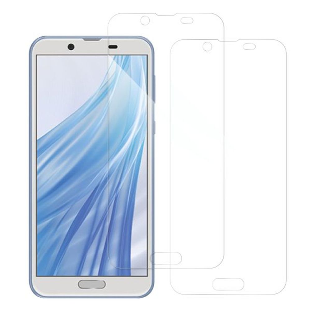 [2枚入り] LOOF 強化ソフトフィルム AQUOS sense 2 / sense2 かんたん sense2 sense2かんたん 保護フィルム クリア/マット/ブルーライトカット/覗き見防止  簡単貼り付け 画面保護 ソフトフィルム 気泡なし 傷防止 割れ防止 [ AQUOS sense 2 / sense2 かんたん ]
