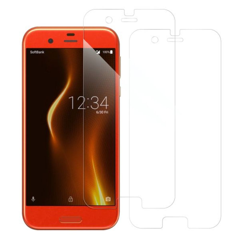 [2枚入り] LOOF 強化ソフトフィルム AQUOS R SH-03J / SHV39  保護フィルム クリア/マット/ブルーライトカット/覗き見防止  簡単貼り付け 画面保護 ソフトフィルム 気泡なし 傷防止 割れ防止 [ AQUOS R ]