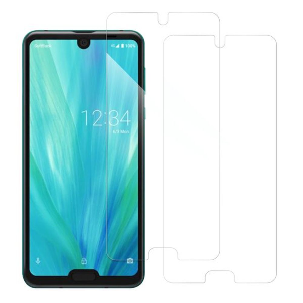 [2枚入り] LOOF 強化ソフトフィルム AQUOS R3 SH-04L / SHV44  保護フィルム クリア/マット/ブルーライトカット/覗き見防止  簡単貼り付け 画面保護 ソフトフィルム 気泡なし 傷防止 割れ防止 [ AQUOS R3 ]