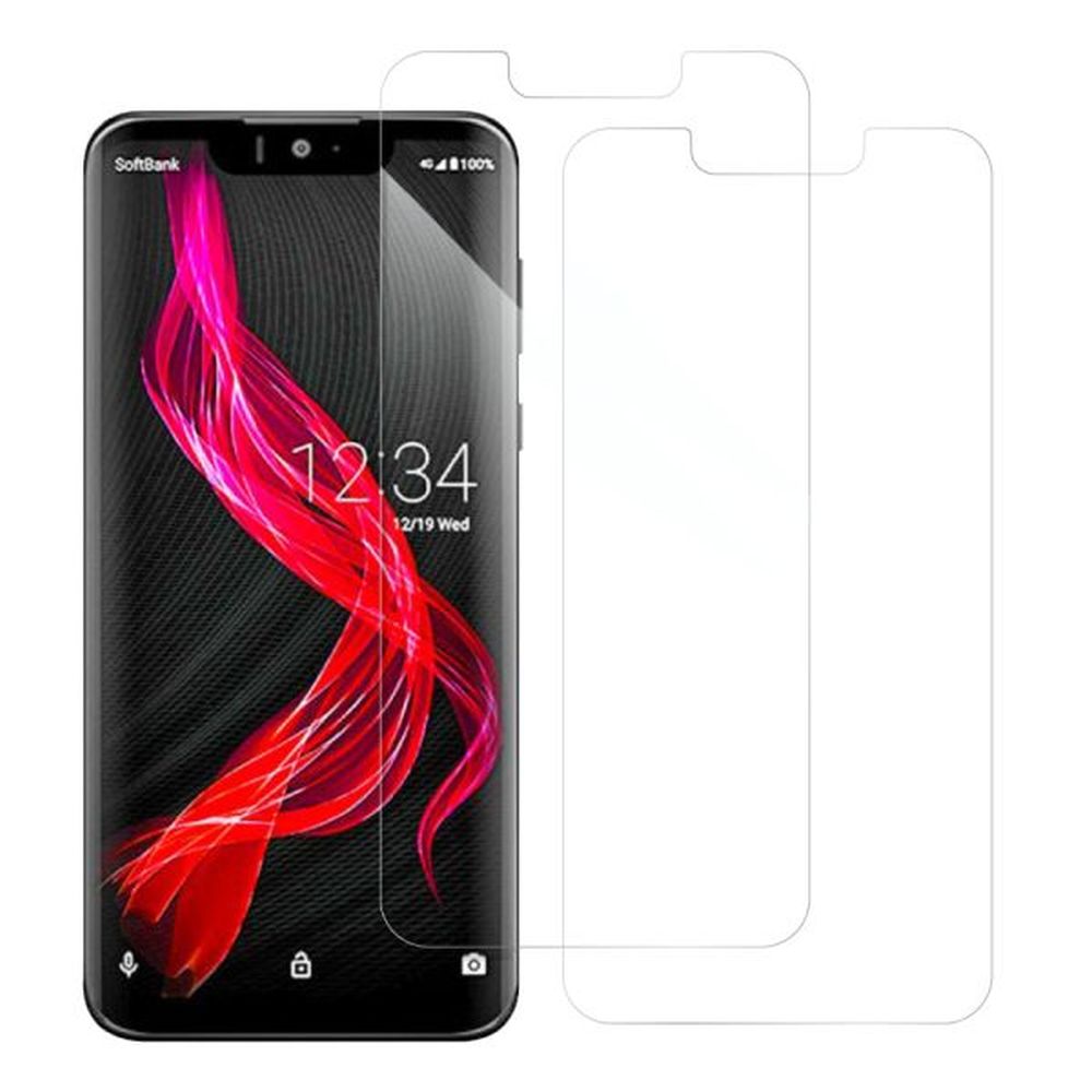 [2枚入り] LOOF 強化ソフトフィルム AQUOS zero 801SH / SH-M10 ゼロ zero 保護フィルム クリア/マット/ブルーライトカット/覗き見防止  簡単貼り付け 画面保護 ソフトフィルム 気泡なし 傷防止 割れ防止 [ AQUOS zero ]