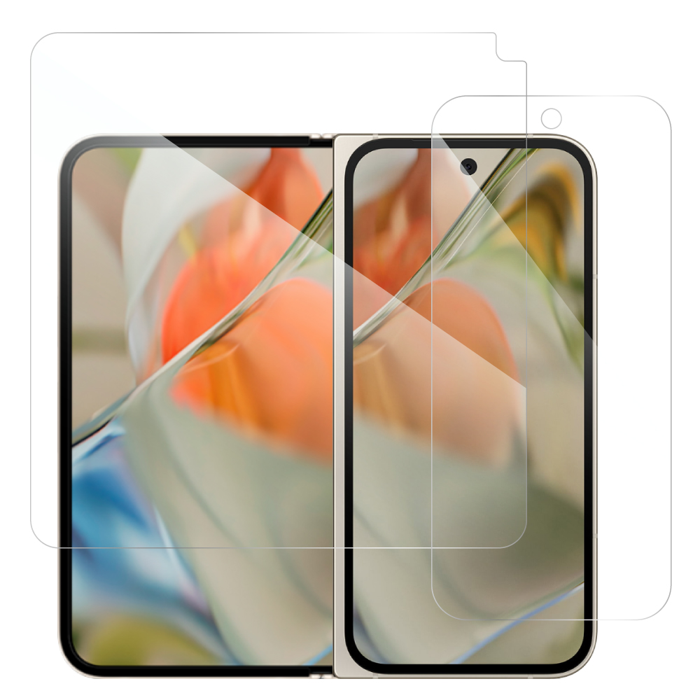 LOOF Google Pixel 9 Pro Fold 保護フィルム クリア/マット/ブルーライトカット 簡単貼り付け 画面保護 ソフトフィルム 気泡なし 傷防止 割れ防止 高透過率 [ Google Pixel 9 Pro Fold ]