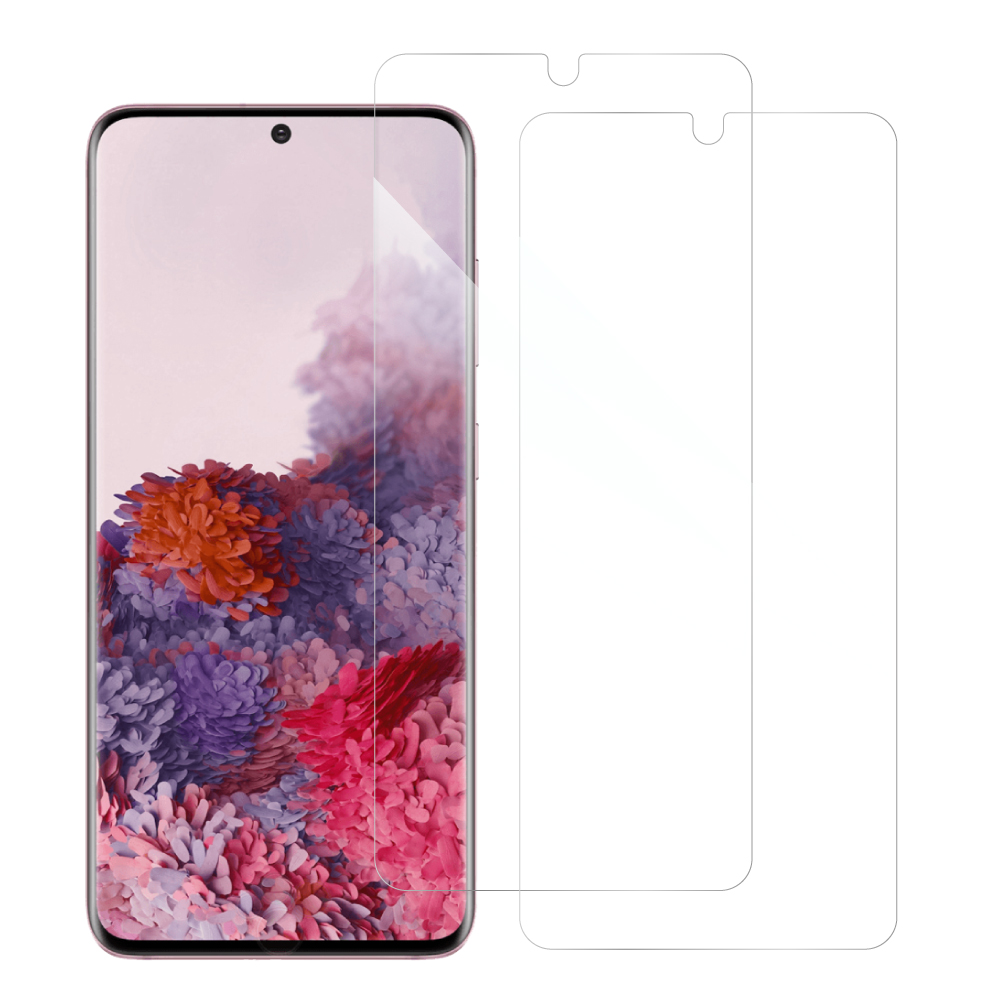 [2枚入り] LOOF 強化ソフトフィルム Galaxy S20 5G SC-51A / SCG01 s205g 保護フィルム クリア/マット/ブルーライトカット/覗き見防止  簡単貼り付け 画面保護 ソフトフィルム 気泡なし 傷防止 割れ防止 [ Galaxy S20 5G ]