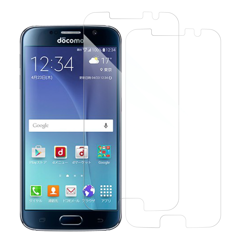 [2枚入り] LOOF 強化ソフトフィルム Galaxy S6 SC-05G galaxys6 保護フィルム クリア/マット/ブルーライトカット/覗き見防止  簡単貼り付け 画面保護 ソフトフィルム 気泡なし 傷防止 割れ防止 [ Galaxy S6 ]