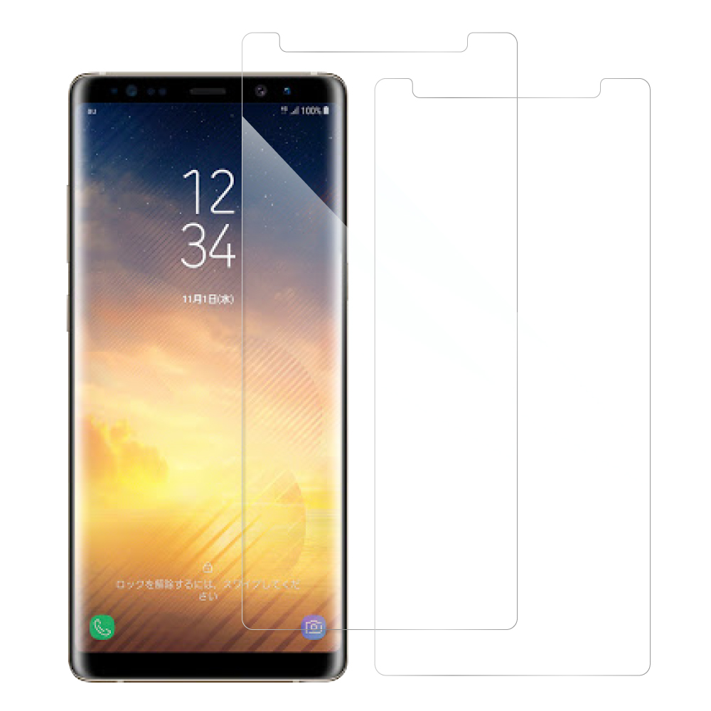 [2枚入り] LOOF 強化ソフトフィルム Galaxy Note8 SC-01K / SCV37 note8 note 8 保護フィルム クリア/マット/ブルーライトカット/覗き見防止  簡単貼り付け 画面保護 ソフトフィルム 気泡なし 傷防止 割れ防止 [ Galaxy Note8 ]