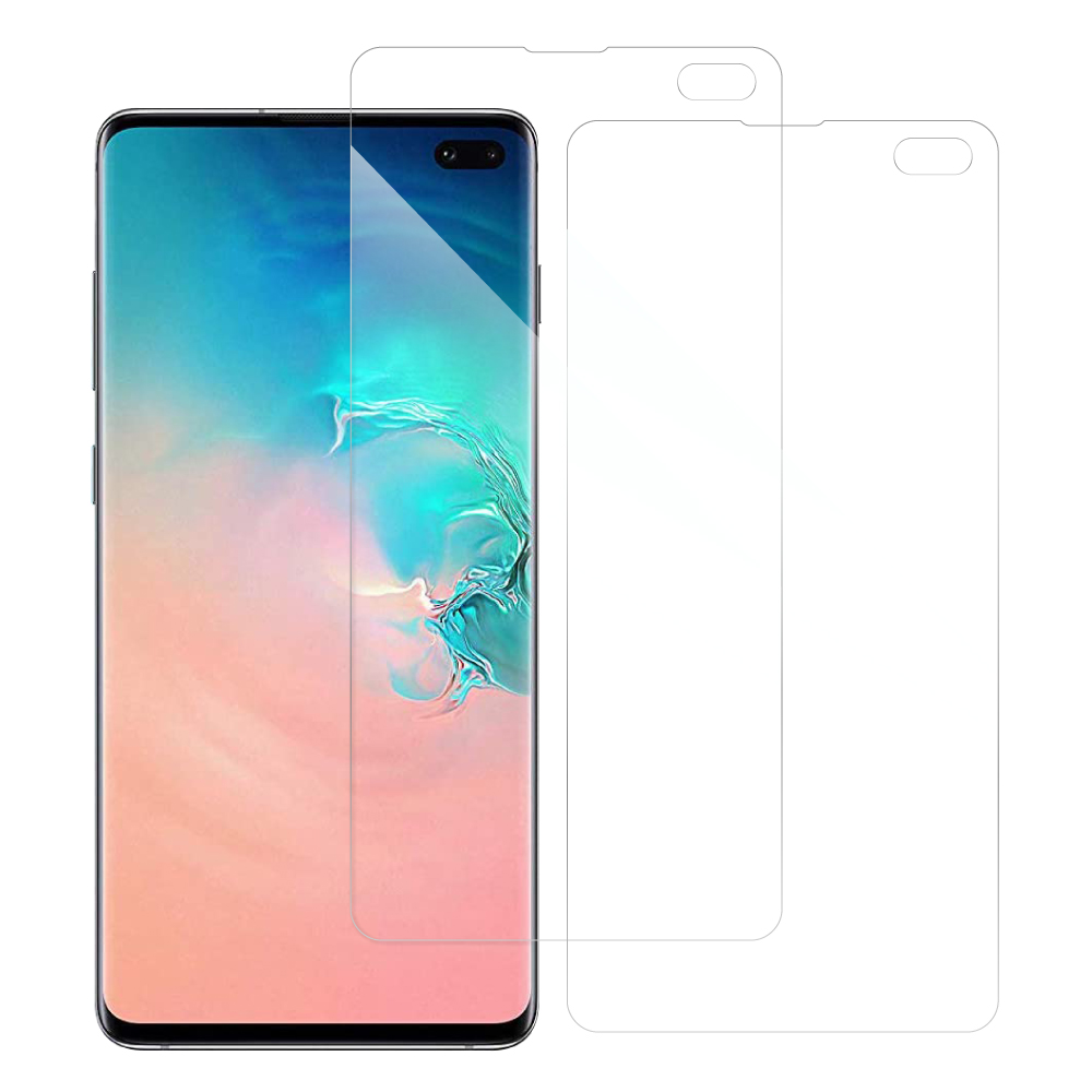 [2枚入り] LOOF 強化ソフトフィルム Galaxy S10+ SC-04L / SCV42 s10plus s10 plus 保護フィルム クリア/マット/ブルーライトカット/覗き見防止  簡単貼り付け 画面保護 ソフトフィルム 気泡なし 傷防止 割れ防止 [ Galaxy S10+ ]