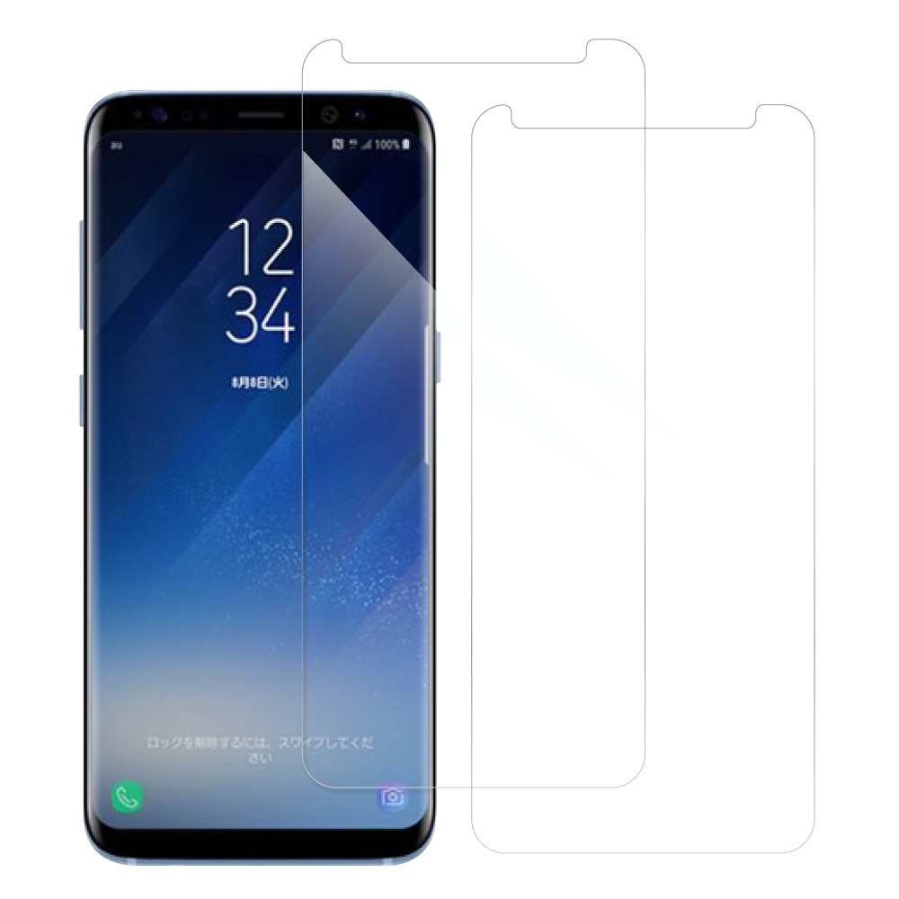 [2枚入り] LOOF 強化ソフトフィルム Galaxy S8 SC-02J / SCV36 galaxys8 保護フィルム クリア/マット/ブルーライトカット/覗き見防止  簡単貼り付け 画面保護 ソフトフィルム 気泡なし 傷防止 割れ防止 [ Galaxy S8 ]