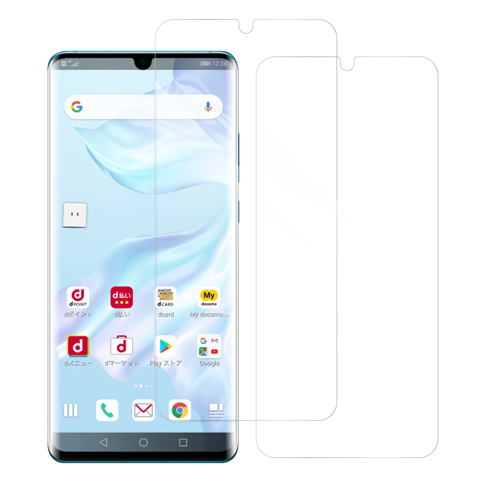 [2枚入り] LOOF 強化ソフトフィルム HUAWEI P30 Pro p30pro p30プロ 保護フィルム クリア/マット/ブルーライトカット/覗き見防止  簡単貼り付け 画面保護 ソフトフィルム 気泡なし 傷防止 割れ防止 [ HUAWEI P30 Pro ]