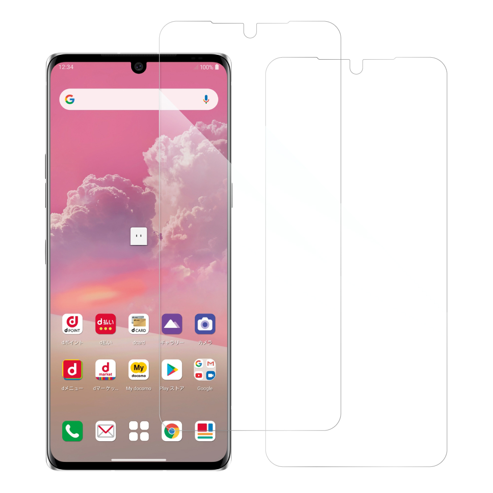 [2枚入り] LOOF 強化ソフトフィルム LG VELVET L-52A lgvelvet 保護フィルム クリア/マット/ブルーライトカット/覗き見防止  簡単貼り付け 画面保護 ソフトフィルム 気泡なし 傷防止 割れ防止 [ LG VELVET ]