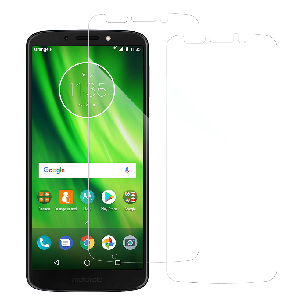[2枚入り] LOOF 強化ソフトフィルム motorola moto e5 / g6 play motoe5 motog6play g6play 保護フィルム クリア/マット/ブルーライトカット/覗き見防止  簡単貼り付け 画面保護 ソフトフィルム 気泡なし 傷防止 割れ防止 [ motorola moto e5 / g6 play ]