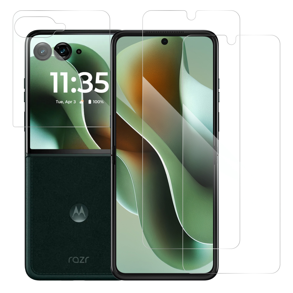 [2枚入り] LOOF motorola razr 60 ultra 保護フィルム クリア/マット/ブルーライトカット 簡単貼り付け 画面保護 ソフトフィルム 気泡なし 傷防止 割れ防止 高透過率 [ motorola razr 60 ultra ]