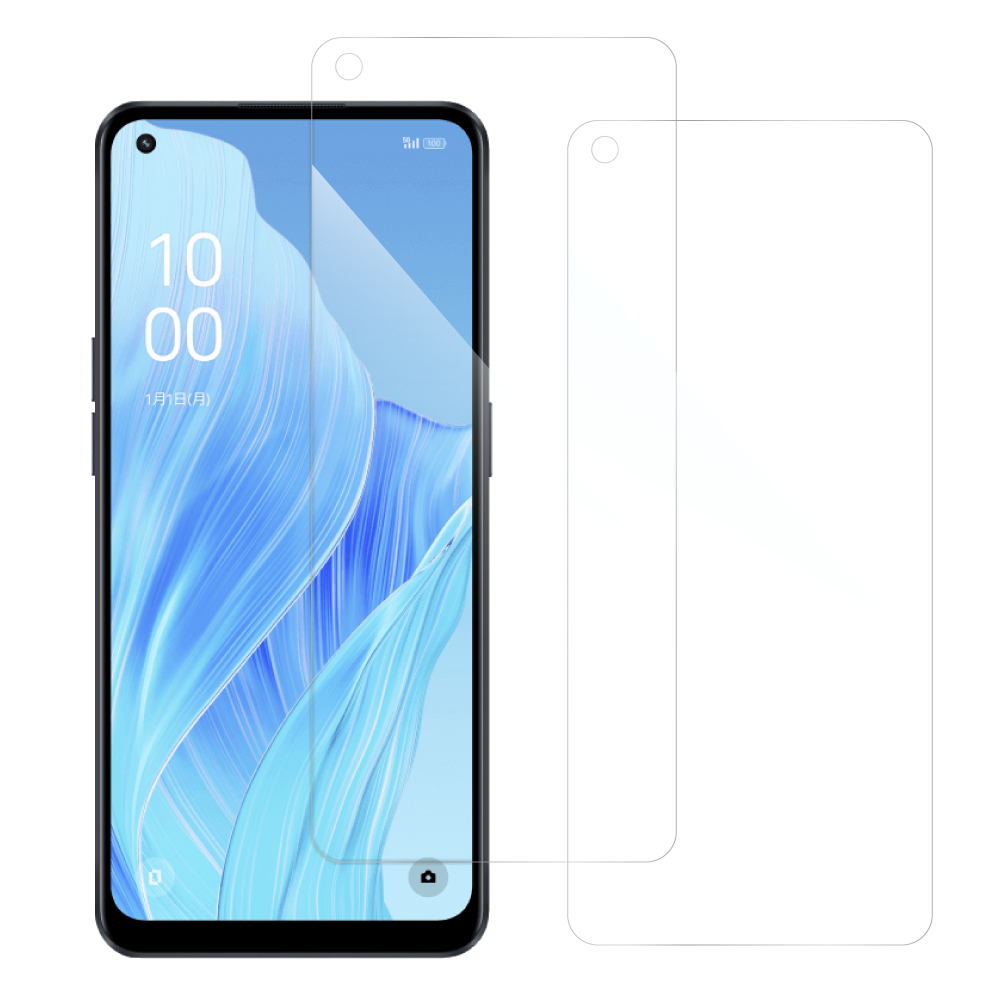 [2枚入り] LOOF OPPO Reno9 A CPH2523 用 保護フィルム 簡単貼り付け 画面保護 ソフトフィルム 気泡なし 傷防止 割れ防止 高透過率 [ OPPO Reno9 A / クリア 仕様]