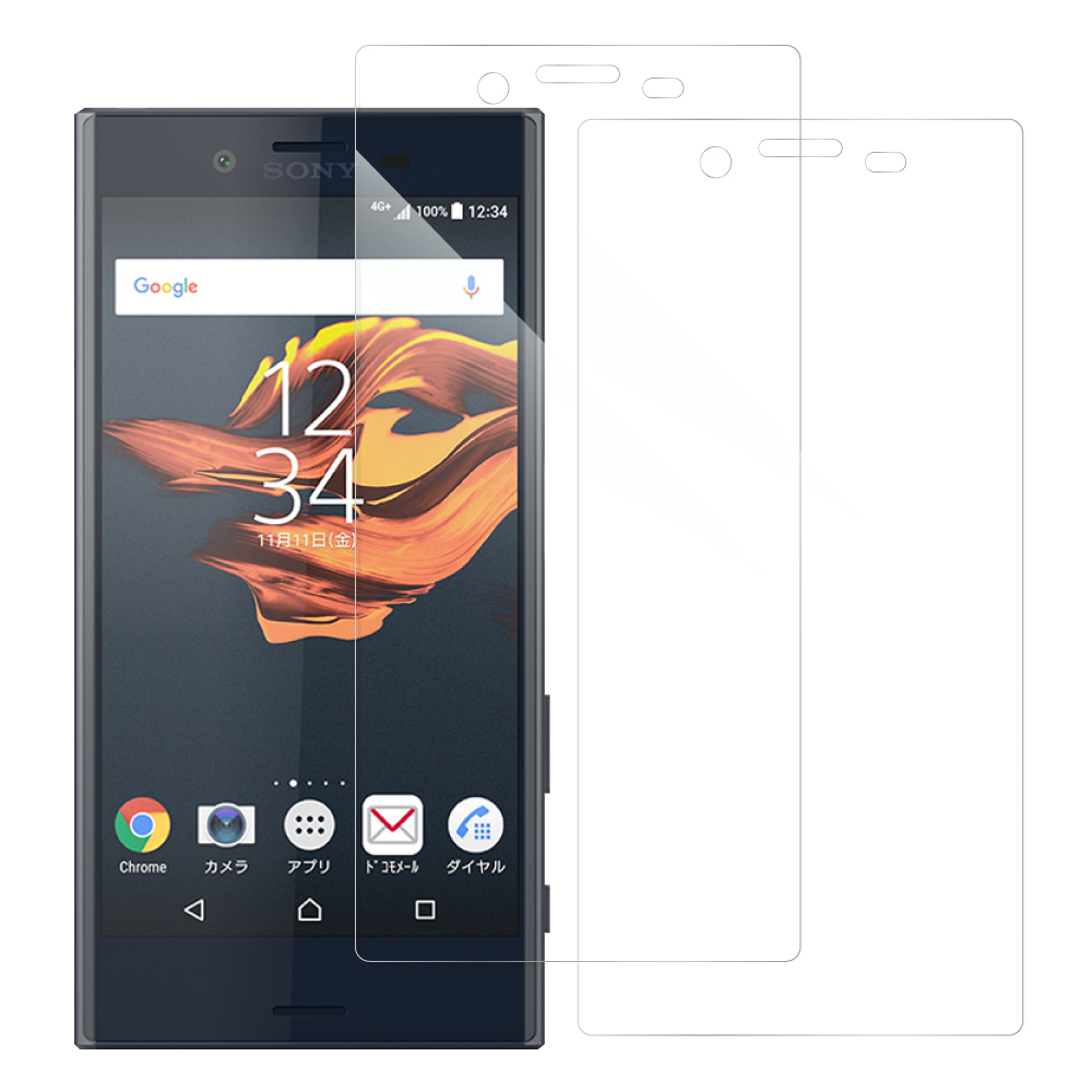 [2枚入り] LOOF 強化ソフトフィルム Xperia X Compact SO-02J xcompact 保護フィルム クリア/マット/ブルーライトカット/覗き見防止  簡単貼り付け 画面保護 ソフトフィルム 気泡なし 傷防止 割れ防止 [ Xperia X Compact ]