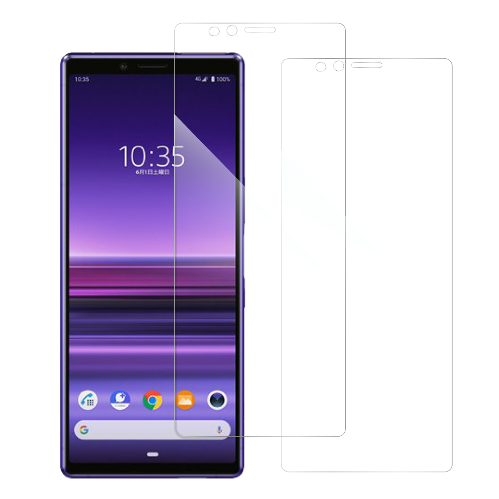 [2枚入り] LOOF 強化ソフトフィルム Xperia 1 / 1 Professional Edition xperia1 保護フィルム クリア/マット/ブルーライトカット/覗き見防止  簡単貼り付け 画面保護 ソフトフィルム 気泡なし 傷防止 割れ防止 [ Xperia 1/ Xperia 1 Professional Edition ]