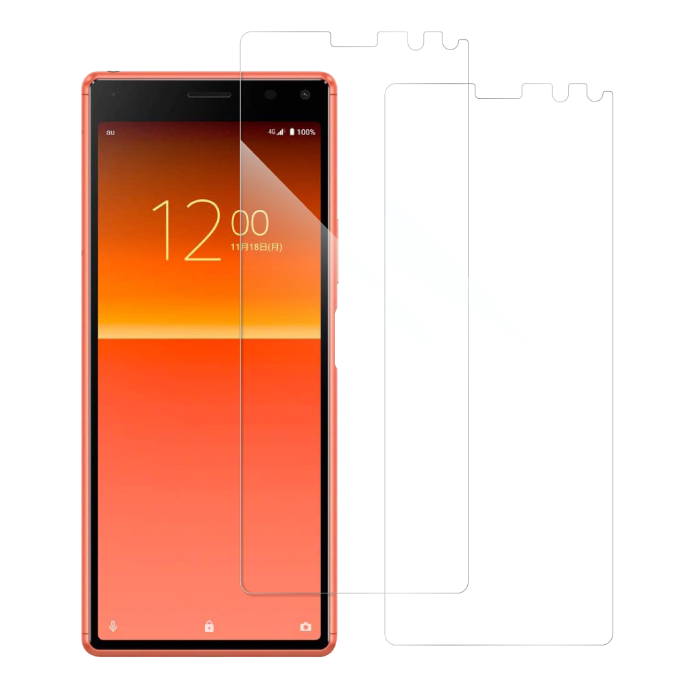 [2枚入り] LOOF 強化ソフトフィルム Xperia 8 / 8 Lite SOV42/ 902SO xperia8 xperia8lite 8lite 保護フィルム クリア/マット/ブルーライトカット/覗き見防止  簡単貼り付け 画面保護 ソフトフィルム 気泡なし 傷防止 割れ防止 [ Xperia 8 / Xperia 8 Lite ]