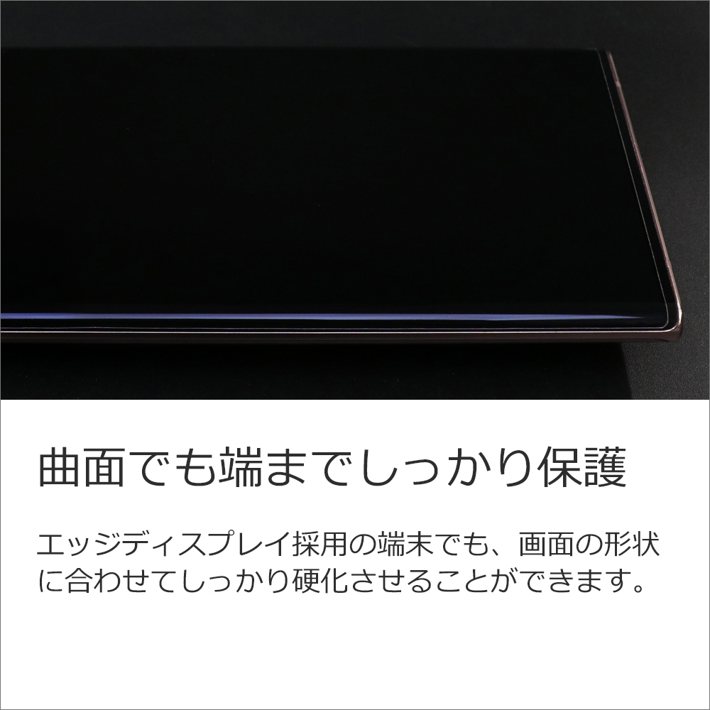 [1枚入り] LOOF Xperia XZ2 SO-03K / SOV37 フィルム 保護フィルム 反射防止 簡単貼り付け 画面保護 ソフトフィルム 傷防止 割れ防止 指紋防止 紫外線硬化 UV硬化 [ Xperia XZ2 ]