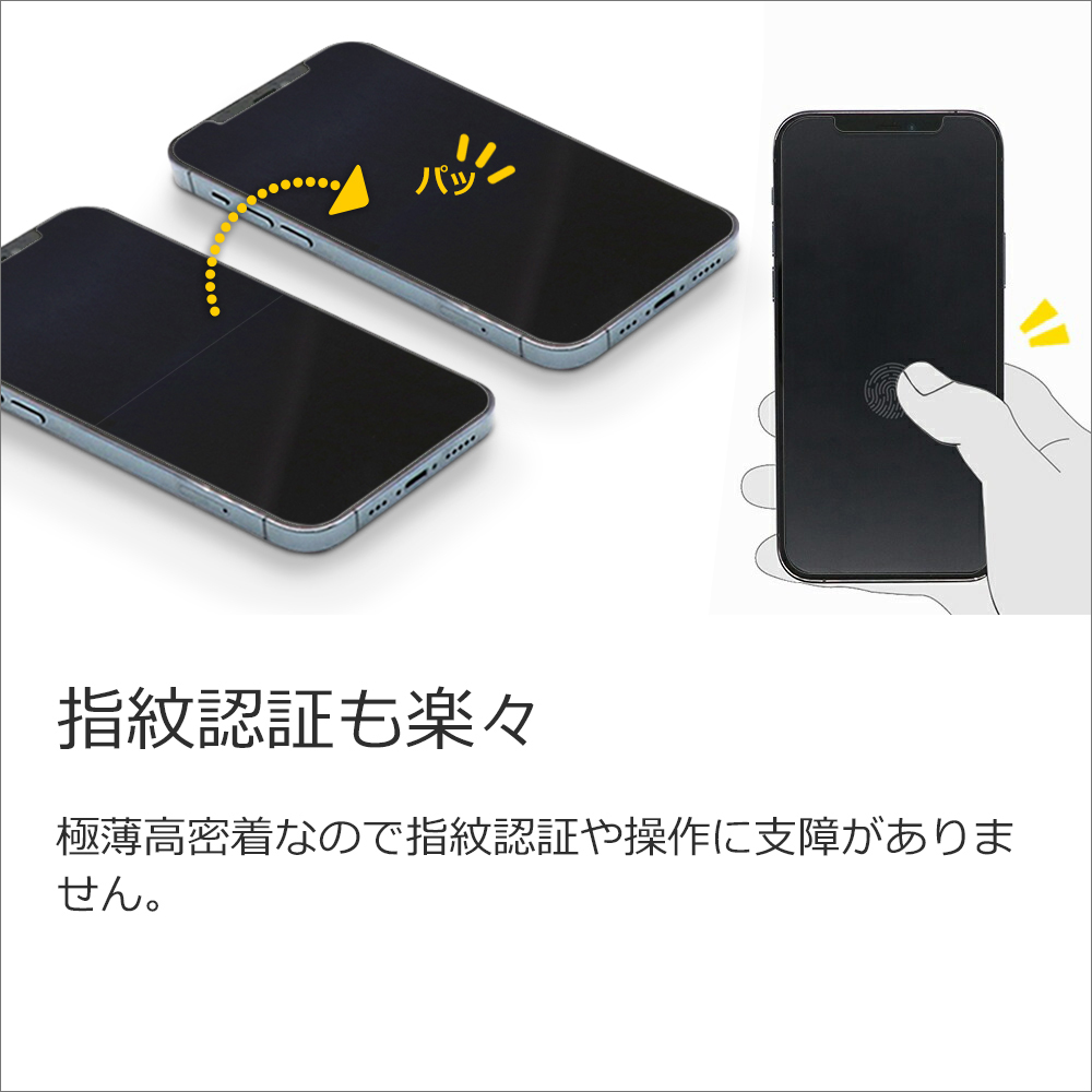 [1枚入り] LOOF iPhone 6 / 6s iphone6 iphone6s フィルム 保護フィルム 反射防止 簡単貼り付け 画面保護 ソフトフィルム 傷防止 割れ防止 指紋防止 紫外線硬化 UV硬化 [ iPhone 6 / 6s ]