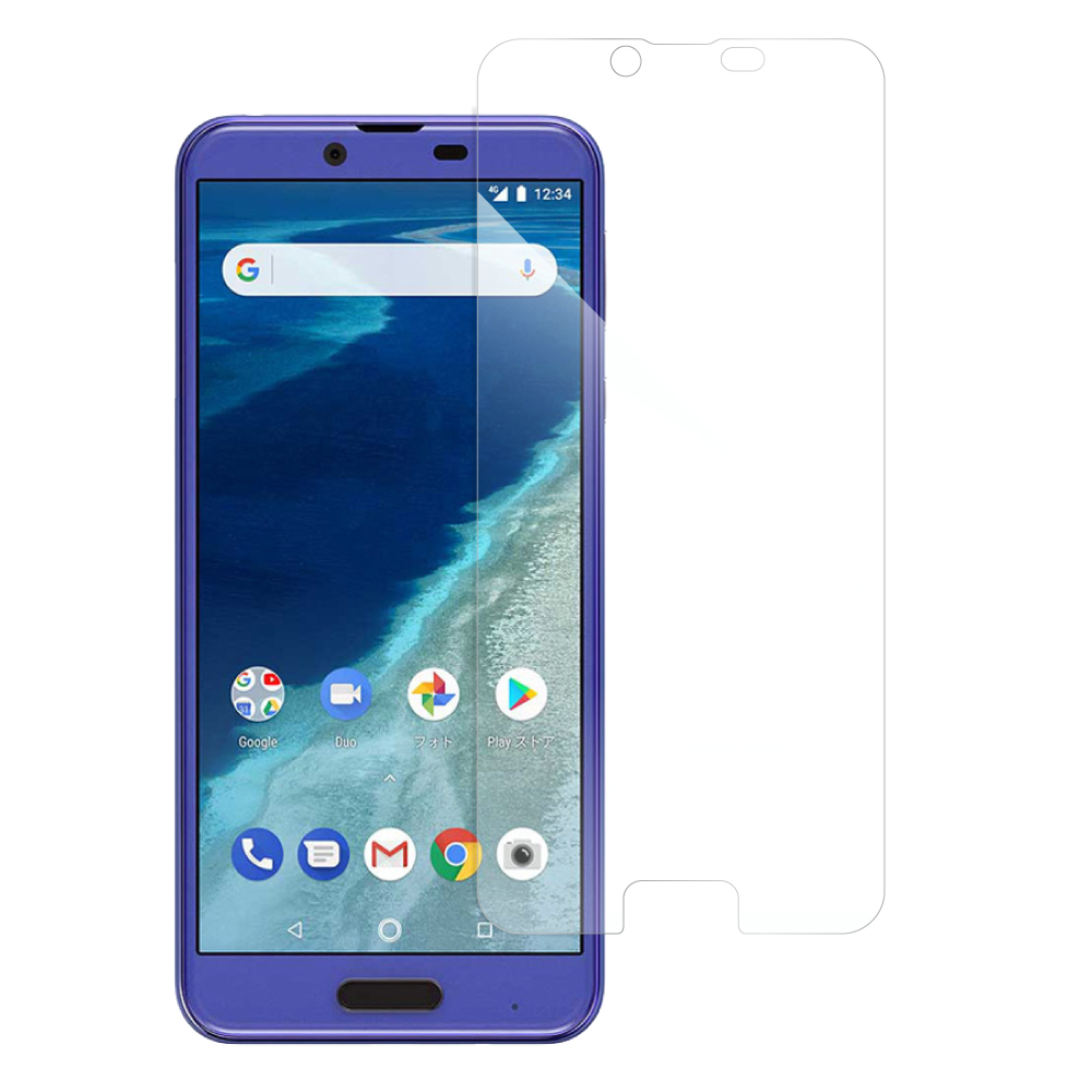[1枚入り] LOOF Android One X4 Androidone X4 androidoneX4 フィルム 保護フィルム 反射防止 簡単貼り付け 画面保護 ソフトフィルム 傷防止 割れ防止 指紋防止 紫外線硬化 UV硬化 [ Android One X4 ]