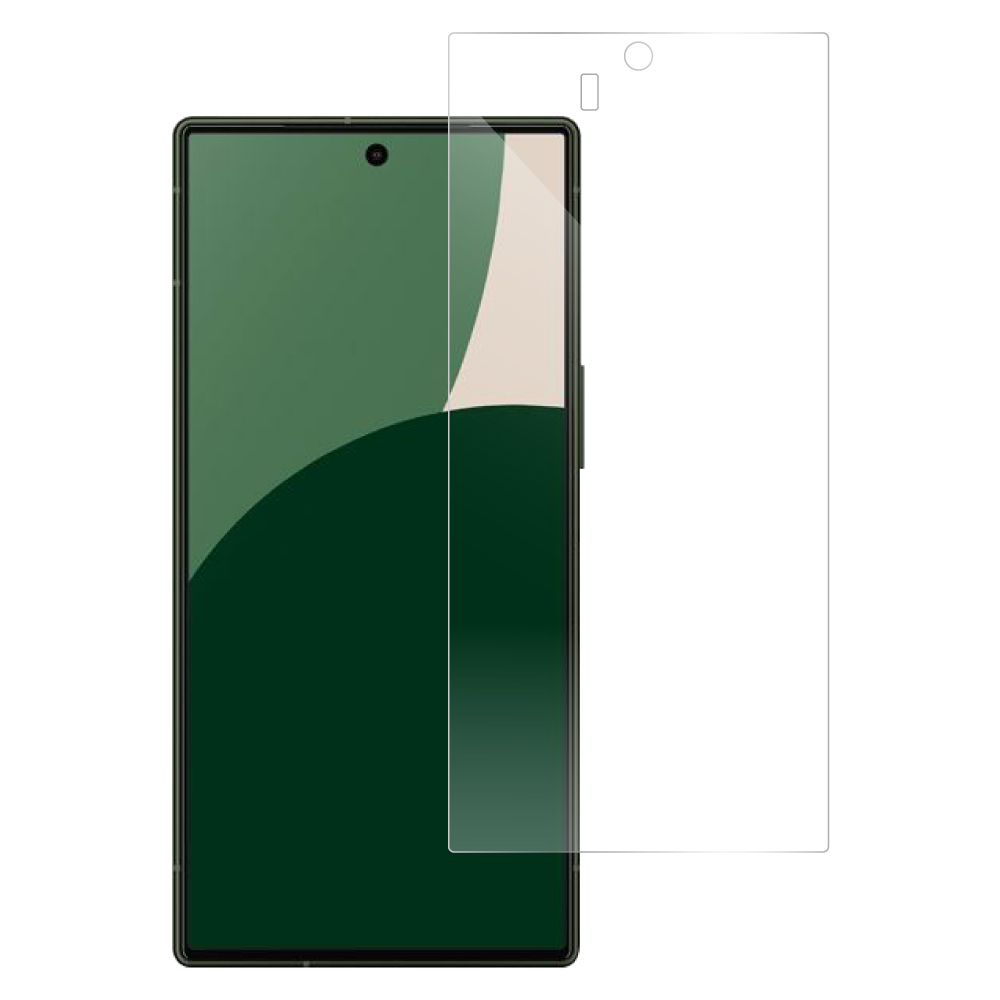[1枚入り] LOOF AQUOS R9 フィルム 保護フィルム 反射防止 簡単貼り付け 画面保護 ソフトフィルム 傷防止 割れ防止 指紋防止 紫外線硬化 UV硬化 [ AQUOS R9 ]