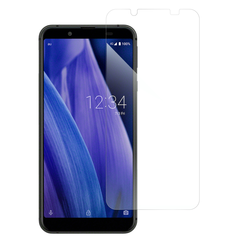 [1枚入り] LOOF AQUOS sense3 basic sense 3basic sense3basic フィルム 保護フィルム 反射防止 簡単貼り付け 画面保護 ソフトフィルム 傷防止 割れ防止 指紋防止 紫外線硬化 UV硬化 [ AQUOS sense3 basic ]