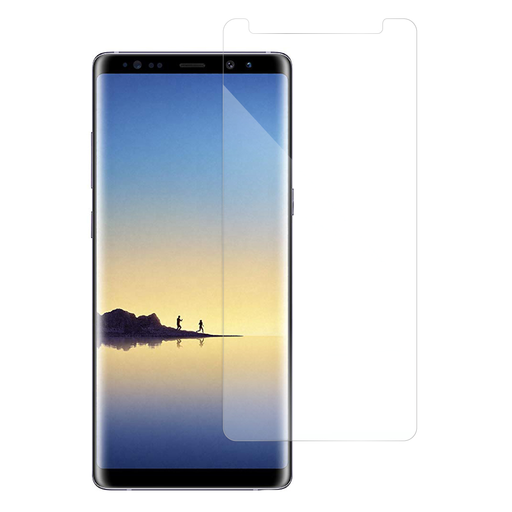 [1枚入り] LOOF Galaxy Note8 SC-01K / SCV37 note8 note 8 フィルム 保護フィルム 反射防止 簡単貼り付け 画面保護 ソフトフィルム 傷防止 割れ防止 指紋防止 紫外線硬化 UV硬化 [ Galaxy Note8 ]