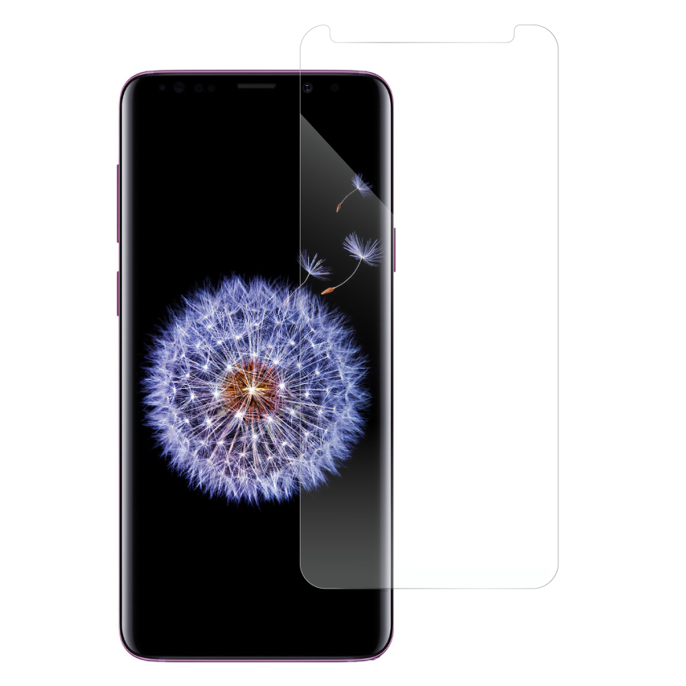 [1枚入り] LOOF Galaxy S9+ SC-03K / SCV39 s9plus s9 Plus フィルム 保護フィルム 反射防止 簡単貼り付け 画面保護 ソフトフィルム 傷防止 割れ防止 指紋防止 紫外線硬化 UV硬化 [ Galaxy S9+ ]