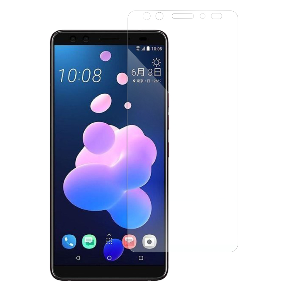 [1枚入り] LOOF HTC U12+ u12plus u12 plus u12プラス フィルム 保護フィルム 反射防止 簡単貼り付け 画面保護 ソフトフィルム 傷防止 割れ防止 指紋防止 紫外線硬化 UV硬化 [ HTC U12+ ]