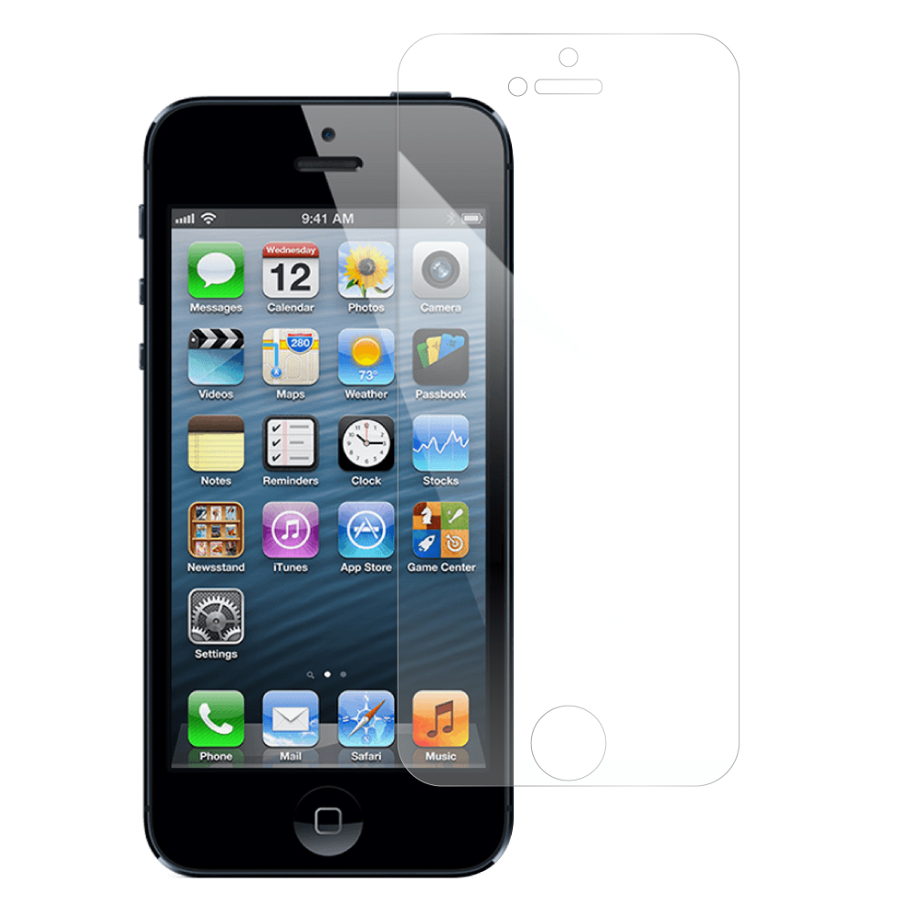 [1枚入り] LOOF iPhone 5 / 5s / SE (第1世代) iphone5 iphone5s iphonese フィルム 保護フィルム 反射防止 簡単貼り付け 画面保護 ソフトフィルム 傷防止 割れ防止 指紋防止 紫外線硬化 UV硬化 [ iPhone 5 / 5s / SE (第1世代) ]