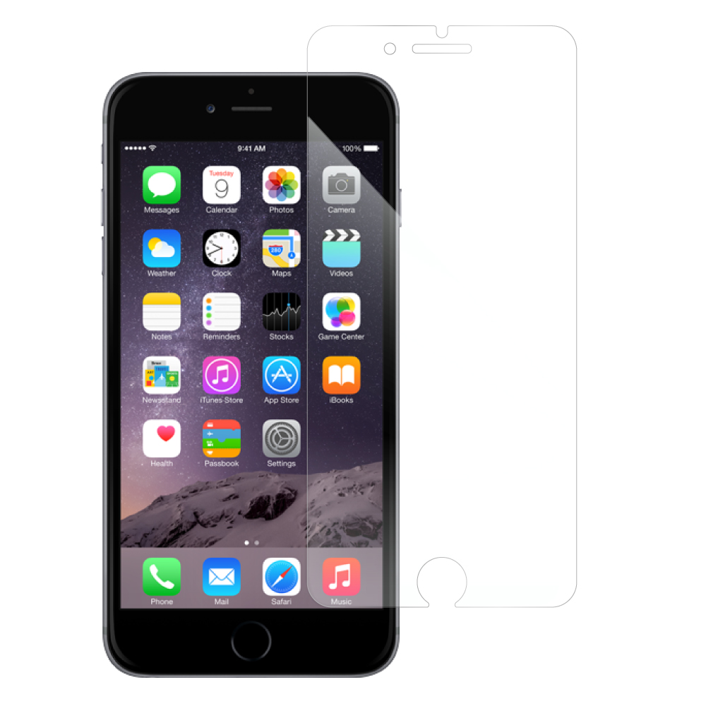 [1枚入り] LOOF iPhone 6 Plus / 6s Plus iphone6plus iphone6splus 6plus 6splus フィルム 保護フィルム 反射防止 簡単貼り付け 画面保護 ソフトフィルム 傷防止 割れ防止 指紋防止 紫外線硬化 UV硬化 [ iPhone 6 Plus / 6s Plus ]