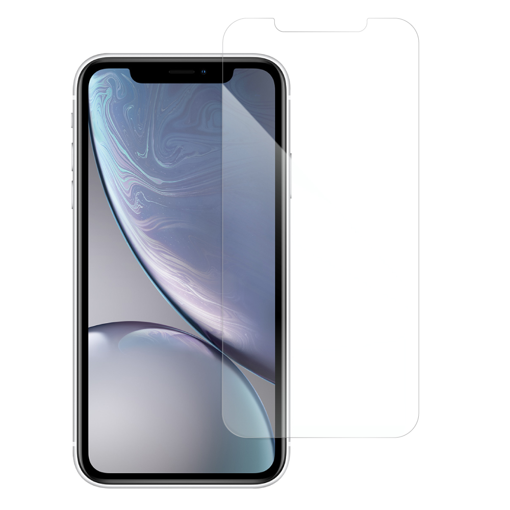 [1枚入り] LOOF iPhone XR iPhonexr フィルム 保護フィルム 反射防止 簡単貼り付け 画面保護 ソフトフィルム 傷防止 割れ防止 指紋防止 紫外線硬化 UV硬化 [ iPhone XR ]