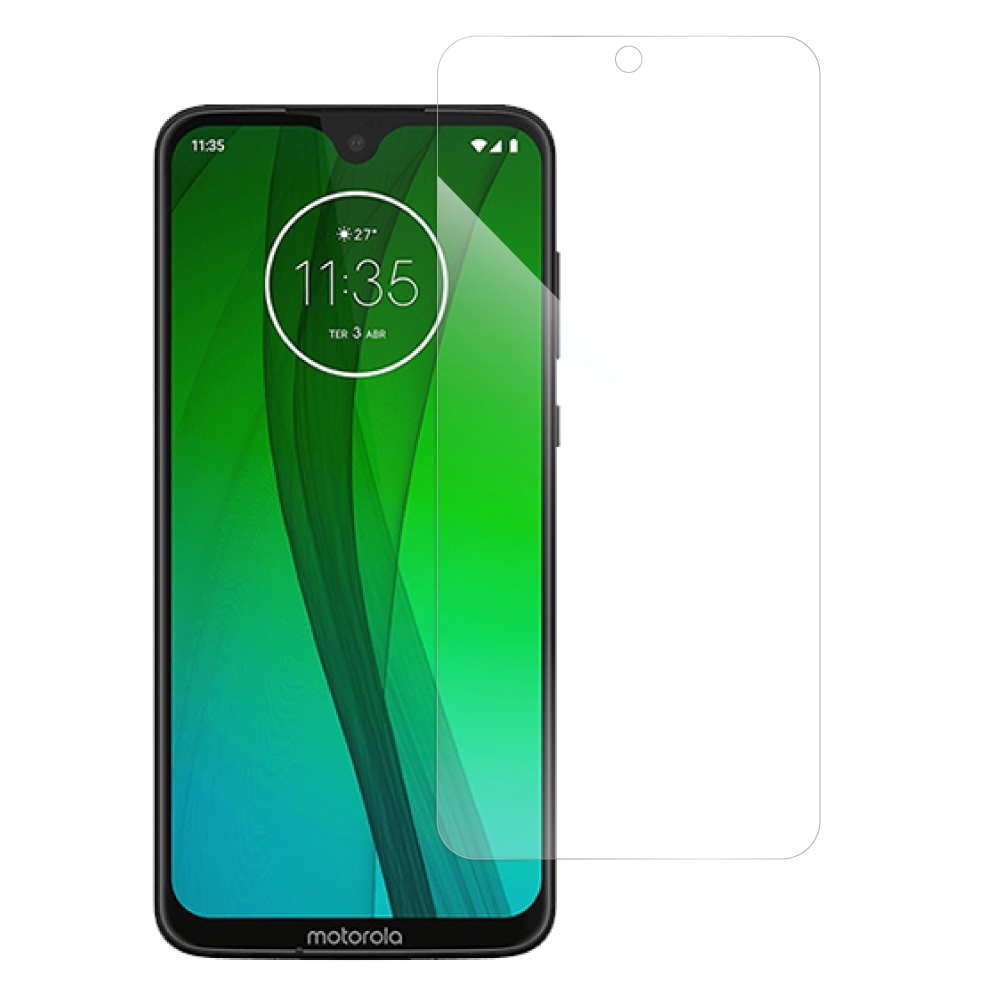 [1枚入り] LOOF motorola moto g7 / g7 plus motog7 motog7plus g7plus g7+ フィルム 保護フィルム 反射防止 簡単貼り付け 画面保護 ソフトフィルム 傷防止 割れ防止 指紋防止 紫外線硬化 UV硬化 [ motorola moto g7 / g7 plus ]