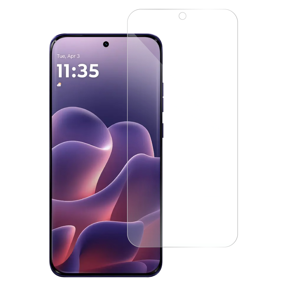 [1枚入り] LOOF 反射防止 保護フィルム motorola edge 70 fusion   アンチリフレクション 簡単貼り付け 画面保護 ソフトフィルム 傷防止 割れ防止 指紋防止 紫外線硬化 UV硬化 [ motorola edge 70 fusion ]