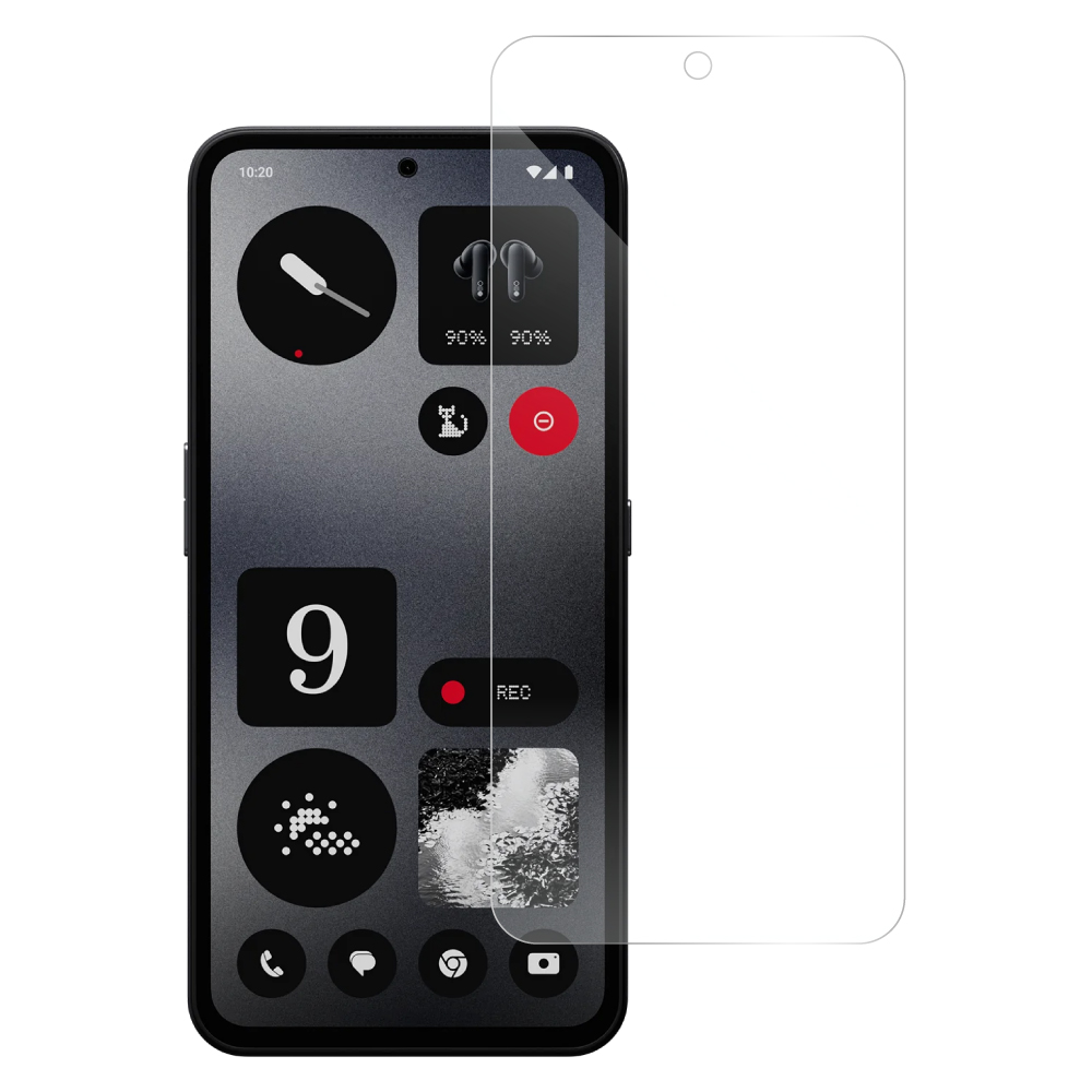 [1枚入り] LOOF CMF Phone 1 フィルム 保護フィルム 反射防止 簡単貼り付け 画面保護 ソフトフィルム 傷防止 割れ防止 指紋防止 紫外線硬化 UV硬化 [ CMF Phone 1 ]