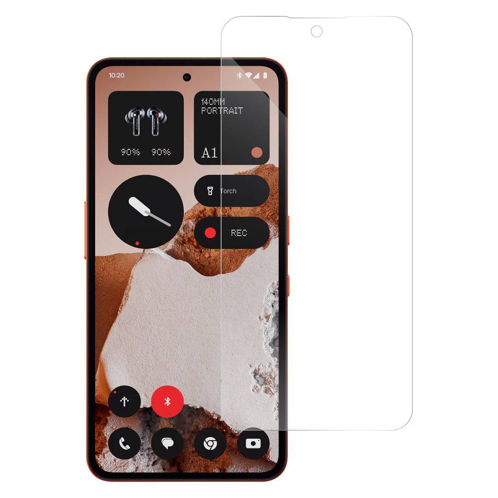 [1枚入り] LOOF 反射防止 保護フィルム CMF Phone 2 Pro Nothing   アンチリフレクション 簡単貼り付け 画面保護 ソフトフィルム 傷防止 割れ防止 指紋防止 紫外線硬化 UV硬化 [ CMF Phone 2 Pro ]