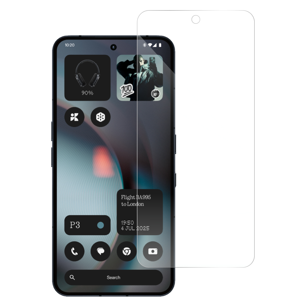 [1枚入り] LOOF 反射防止 保護フィルム Nothing Phone (3) ナッシングフォンスリー  アンチリフレクション 簡単貼り付け 画面保護 ソフトフィルム 傷防止 割れ防止 指紋防止 紫外線硬化 UV硬化 [ Nothing Phone (3) 用 ]