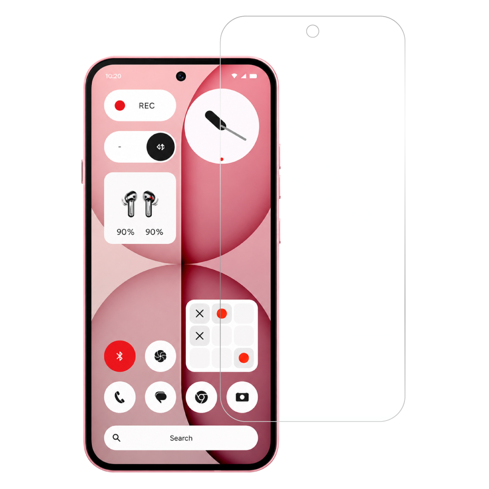 [1枚入り] LOOF 反射防止 保護フィルム Nothing Phone (4a) A069  アンチリフレクション 簡単貼り付け 画面保護 ソフトフィルム 傷防止 割れ防止 指紋防止 紫外線硬化 UV硬化 [ Nothing Phone (4a) ]