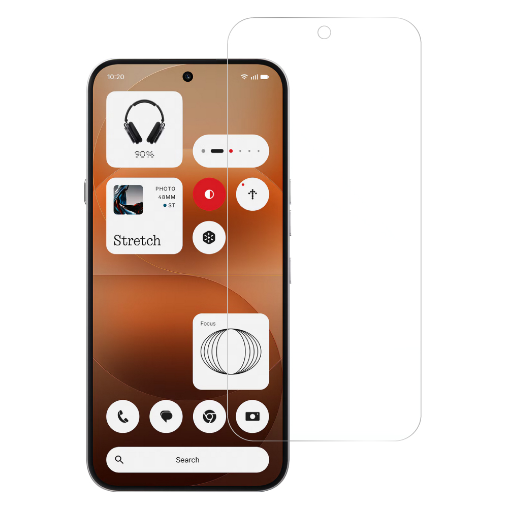 [1枚入り] LOOF 反射防止 保護フィルム Nothing Phone (4a) Pro A069P  アンチリフレクション 簡単貼り付け 画面保護 ソフトフィルム 傷防止 割れ防止 指紋防止 紫外線硬化 UV硬化 [ Nothing Phone (4a) Pro ]