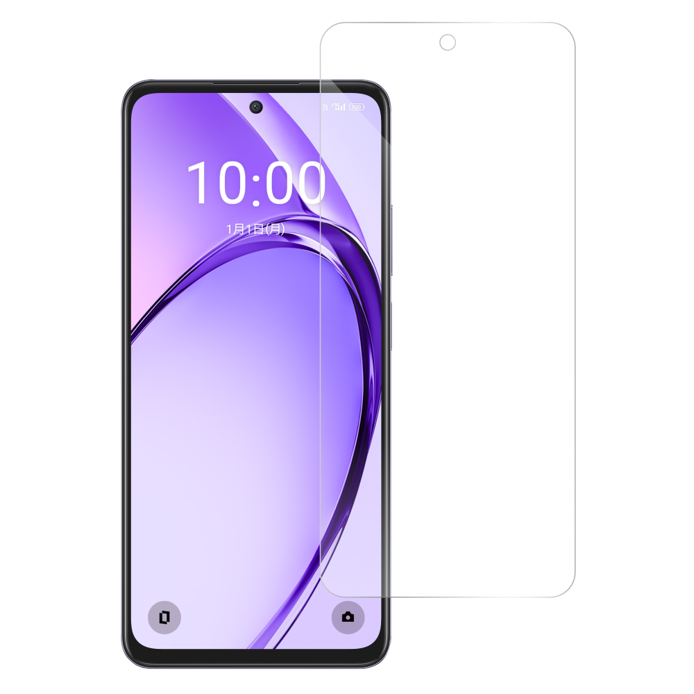 [1枚入り] LOOF 反射防止 保護フィルム OPPO A3 5G CPH2639 簡単貼り付け 画面保護 ソフトフィルム 傷防止 割れ防止 指紋防止 紫外線硬化 UV硬化 [ OPPO A3 5G ]