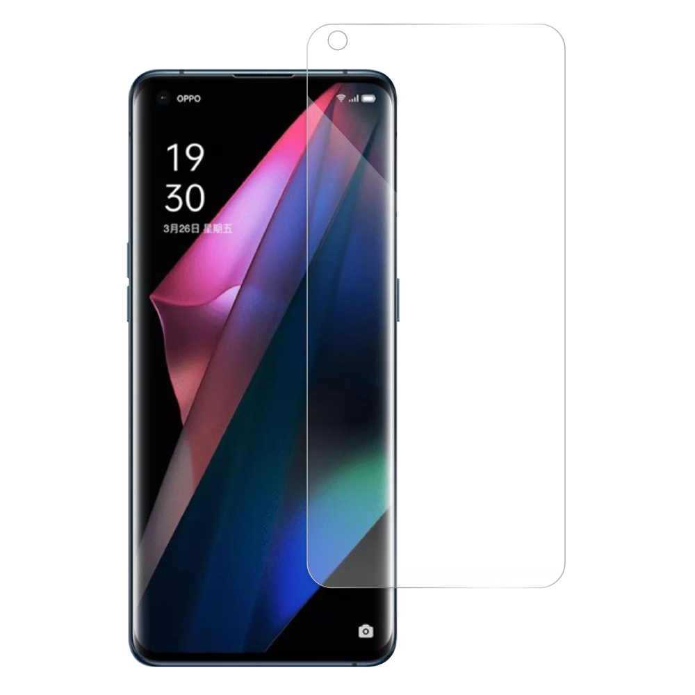 [1枚入り] LOOF OPPO Find X3 Pro OPG03 findx3pro x3pro findx3 フィルム 保護フィルム 反射防止 簡単貼り付け 画面保護 ソフトフィルム 傷防止 割れ防止 指紋防止 紫外線硬化 UV硬化 [ OPPO Find X3 Pro ]