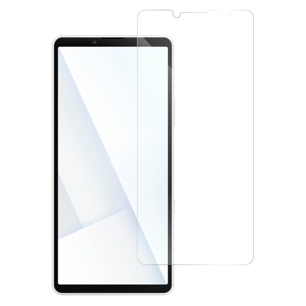 [1枚入り] LOOF 反射防止 保護フィルム Xperia 10 VII エクスペリア XQ-FE44  アンチリフレクション 簡単貼り付け 画面保護 ソフトフィルム 傷防止 割れ防止 指紋防止 紫外線硬化 UV硬化 [ Xperia 10 VII 用 ]
