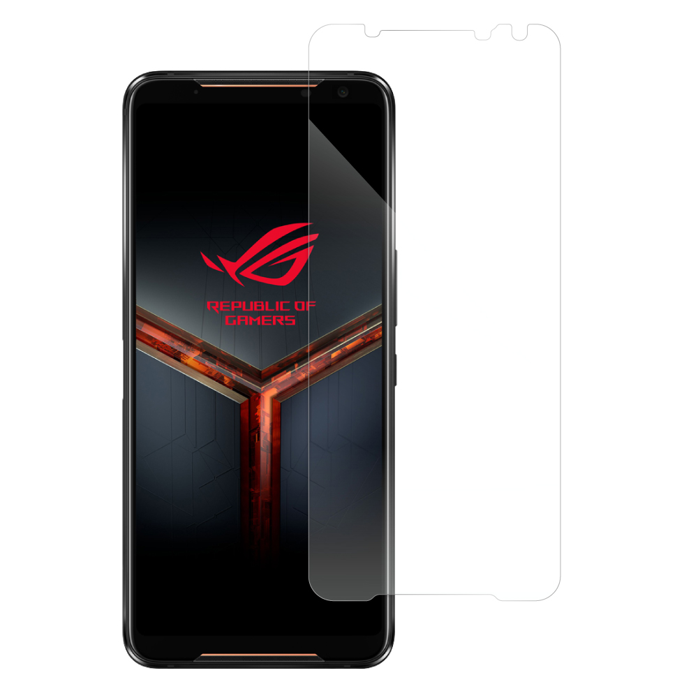 [1枚入り] LOOF ASUS ROG Phone II ZS660KL rogphone2 rogphoneⅡ フィルム 保護フィルム 反射防止 簡単貼り付け 画面保護 ソフトフィルム 傷防止 割れ防止 指紋防止 紫外線硬化 UV硬化 [ ASUS ROG Phone II(ZS660KL) ]