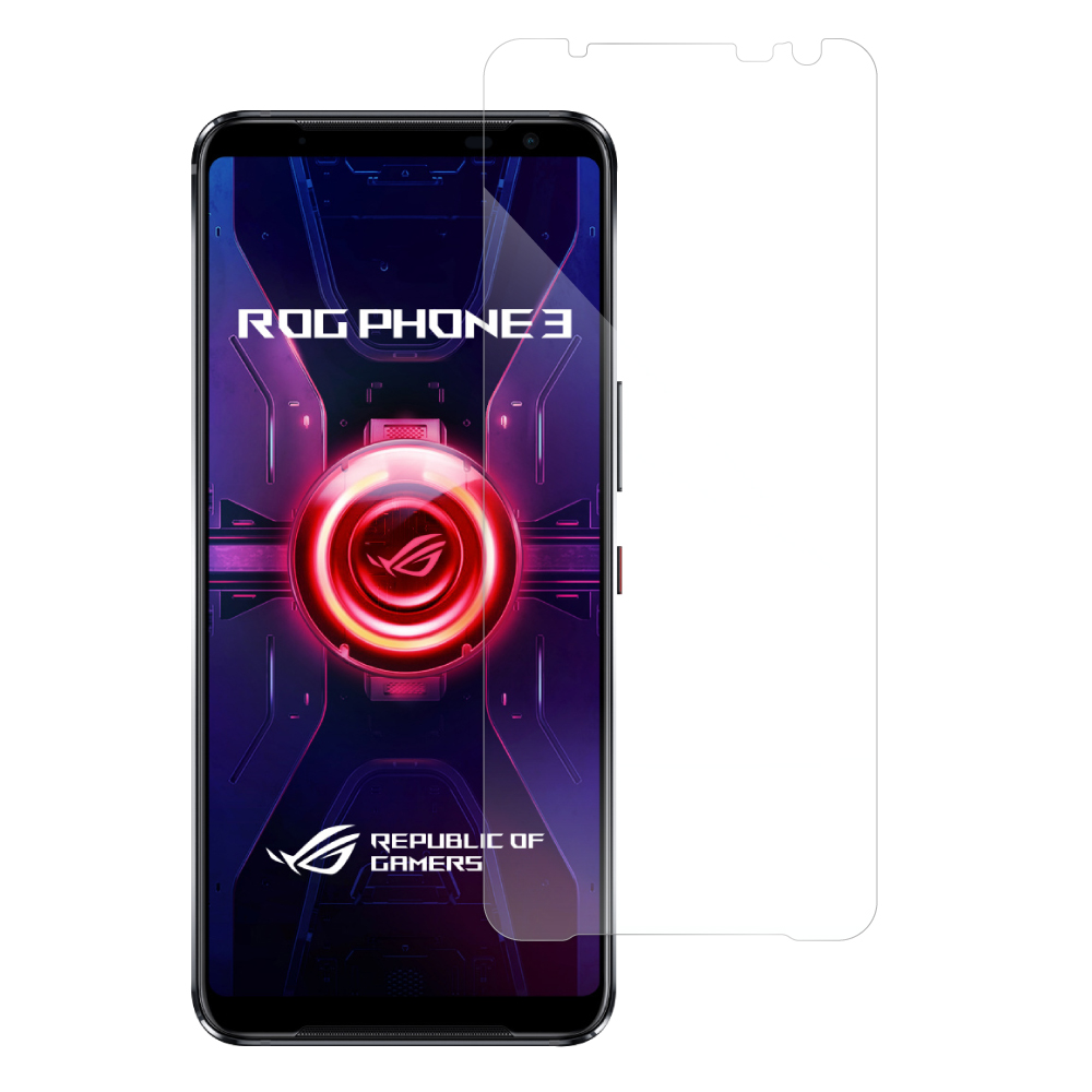 [1枚入り] LOOF ASUS ROG Phone 3 ZS661KS rogphone3 フィルム 保護フィルム 反射防止 簡単貼り付け 画面保護 ソフトフィルム 傷防止 割れ防止 指紋防止 紫外線硬化 UV硬化 [ ASUS ROG Phone 3 (ZS661KS) ]