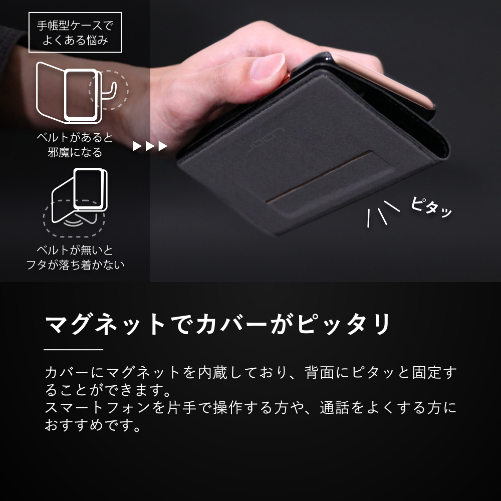 LooCo Official Shop / LOOF Solid Series iPhone 13 Pro Max [カーディナルレッド] 本革  シンプル 手帳型ケース カード収納 幅広ポケット ベルトなし