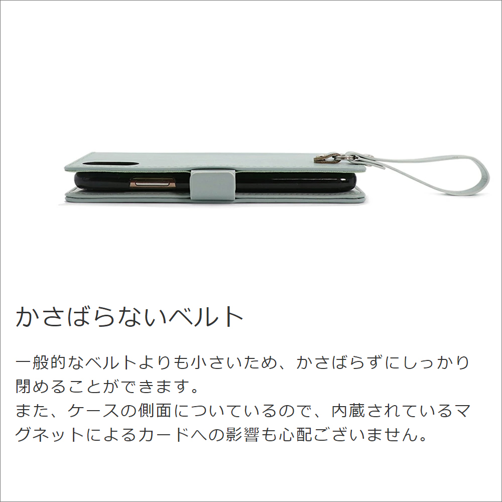 LOOF MACARON Xperia Ace III SO-53C / SOG08 用 [ピーチピンク] 手帳型 ケース カバー スマホケース ストラップ 大容量 カード収納 スタンド ベルト スマホカバー パス入れ カード入れ レディース